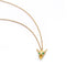 Buffalo Gold & Emeralds Necklace